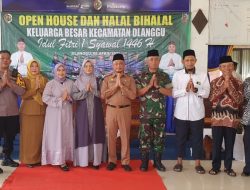 Keluarga Besar Kecamatan Dlanggu Gelar Open House dan Halal Bihalal di Hari Pertama Kerja