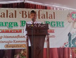 PGRI Kecamatan Bangsalsari Kabupaten Jember Menggelar Halal Bihalal