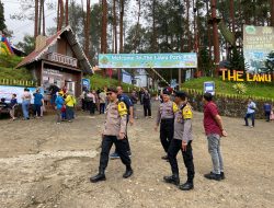 Pantau Situasi Objek Wisata Tawangmangu, DirPamobvit Polda Jateng Turun Langsung Kelokasi