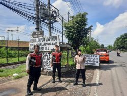 Patroli Sat Samapta Polresta Sidoarjo Antisipasi Lonjakan Wisata di Kawasan Lumpur Lapindo