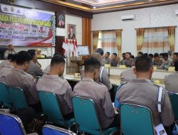 Tingkatkan Kesejahteraan Anggota, Polres Wonogiri Sosialisasi Program Perumahan Bagi Personil