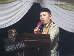 Wakil Bupati Lampung Utara Hadiri Canggot Lebaran Cangget Bagha di Tiyuh Ratu Jaya