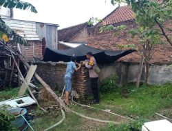 Bhabinkamtibmas Wonocolo Polsek Taman Tinjau Program Ketahanan Pangan Budidaya Lele