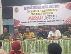Desa Japanan Kemlagi Gelar Musdessus Sosialisasi dan Pembentukan Koperasi Merah Putih