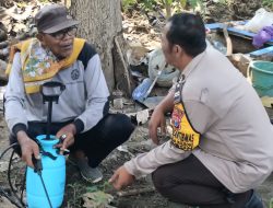 Dukung Asta Cita Presiden, Polisi dan Warga Jabon Optimalkan Lahan Pekarangan untuk Sayuran