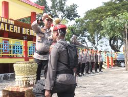 Tradisi Pembaretan Sat Reskrim dan Sat Resnarkoba Polres Bojonegoro, 133 Personel Tempuh Long March 30 Km