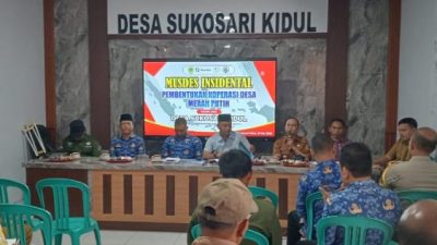 Jalankan Instruksi Presiden, Pemdes Sukosari Kidul Gelar Musdes Insidental Pembentukan Koperasi Merah Putih