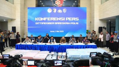 Bareskrim Polri Bongkar Jaringan Judi Online Internasional, Amankan Rp75 Miliar