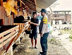 Kapolsek Waru Dukung Ketahan Pangan Lewat Program Polisi Cinta Petani di Desa Kureksari