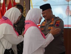 Kepedulian Polri untuk Masyarakat, Kapolres Wonogiri Hadiri Silaturahmi dan Pamitan Jamaah Calon Haji