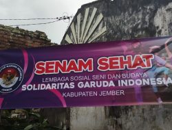 Lembaga Sosial Seni dan Budaya SGI Megelar Senam Sehat di Kelurahan Jember Kidul