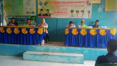 Pemdes Tanjung Jaya Gelar Musdesus, Penyepakatan Program Ketahanan Pangan 2025 dan Pembentukan Koprasi Merah Putih