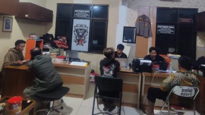 Perjudian Oglok di Karangtengah Digrebek Polres Wonogiri, 5 Orang Jadi Tersangka