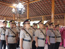Polres Wonogiri Gelar Sertijab Kasat Samapta, Kasi Propam dan Pengukuhan Sejumlah Kapolsek