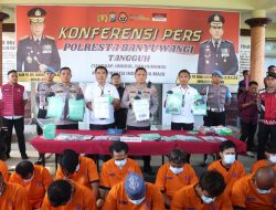 Polresta Banyuwangi Berhasil Ungkap Kasus Narkoba Sita 2 Kilogram Sabu
