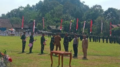 TMMD ke 124 Tahun 2025, Kodim 0824 Jember Gelar Upacara di Desa Plalangan Kalisat