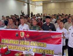 Tolak Anarkisme, Elemen Masyarakat di Kabupaten Wonogiri Deklarasikan Zero Anarko