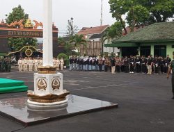 Semangat Nasionalisme Menggema di Makorem 073/Makutarama, Warga PSHT Salatiga Ikuti Upacara 17-an