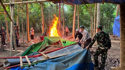 Arena Sabung Ayam Dibakar, Warga Tegalsari Apresiasi Tindakan Tegas Aparat
