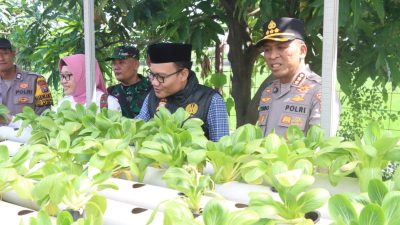 Budidaya Pakcoy Secara Hidroponik, Kapolres Sidoarjo: Efektif Wujudkan Swasembada Pangan Masyarakat