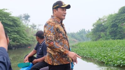 Bupati Sidoarjo Tinjau Langsung Sungai Mbah Gepuk, Pastikan Normalisasi Dipercepat untuk Cegah Banjir