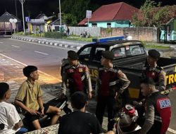 Ciptakan Rasa Aman, Sat Samapta Polres Sumbawa Barat Gelar Patroli Dialogis di Wilayah Kota Taliwang