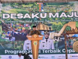 Gubernur Lampung Launching Program Desaku Maju di Desa Wonomarto Kabupaten Lampung Utara