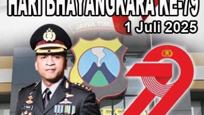 Kapolresta Sidoarjo : SELAMAT HARI BHAYANGKARA ke-79
