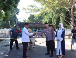 Hari Raya Idul Adha 1446 H, Polres Wonogiri Serahkan 22 Hewan Qurban