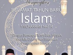 DPRD Kabupaten Sidoarjo mengucapkan Selamat Tahun Baru Islam 1447 H