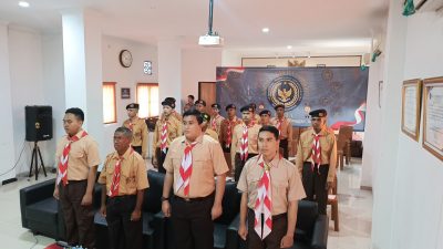 Lapas Kelas IIA Sidoarjo Ikuti Pembukaan Perkemahan Satya Dharma Bhakti Pemasyarakatan 2025 Secara Virtual