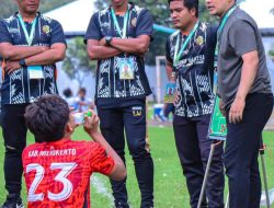 Kesebelasan Sepak Bola Kabupaten Mojokerto Taklukan Kesebelasan Kota Surabaya Dengan Skor 2 – 0 di Ajang Porprov Jatim IX