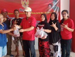 PDI Perjuangan Kota Blitar Salurkan 300 Paket Daging Qurban kepada Pengurus PAC dan Ranting