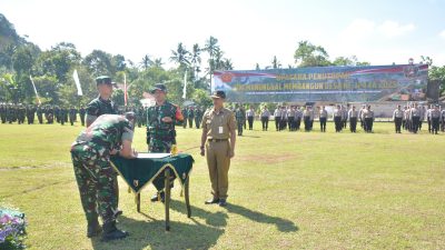 Penutupan Program TMMD ke-124 Kodim 0824 Jember di Desa Plalangan Kecamatan Kalisat