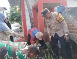 Polisi Lakukan Pengecekan Lahan Tanaman Lida Buaya di Desa Kedung Banteng Wujudkan Swasembada Pangan