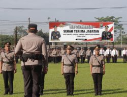 Polres Blitar Gelar Sertijab Sejumlah Perwira Tegaskan Komitmen Peningkatan Kinerja Dan Pelayanan Publik