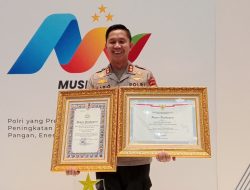 Polres Bojonegoro Terima Dua Penghargaan Bergengsi dari Kapolri saat Musrenbang Polri 2025