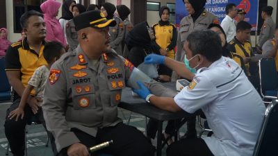 Polres Wonogiri Gelar Bakti Kesehatan Dalam Rangka Hari Bhayangkara ke-79