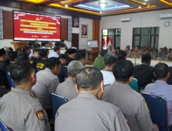 Polres Wonogiri Gelar Rakor Pengamanan Kegiatan Perguruan Silat dan Silaturahmi Kamtibmas 2025