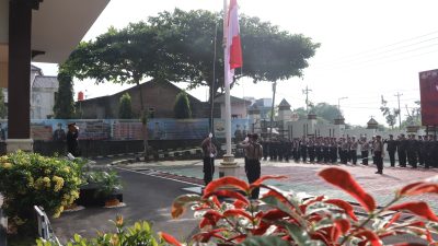 Polres Wonogiri Gelar Upacara Peringatan Hari Lahir Pancasila