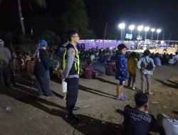 Polsek Sidoharjo Amankan Jalannya Turnamen Bola Voli Umbrukan Sidoharjo Cup II Tahun 2025