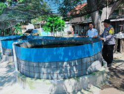 Polsek Sukodono Pantau Budidaya Lele di Masangan Kulon, Optimalkan Ketahanan Pangan Warga