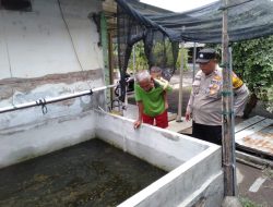 Polsek Tulangan Apresiasi Warga Pangkemiri Dukung Program Ketahanan Pangan Lewat Budidaya Lele
