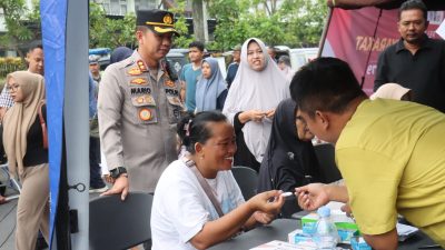 Sambut Hari Bhayangkara ke-79, Polres Bojonegoro Gelar Layanan Publik di CFD