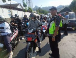 102 Pengendara Terjaring Razia Gabungan di Wonogiri, 5 Motor Disita