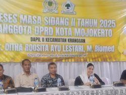 Anggota DPRD Kota Mojokerto dr. Dhita Roosita Ayu Lestari Gelar Reses Tahap II Tahun 2025