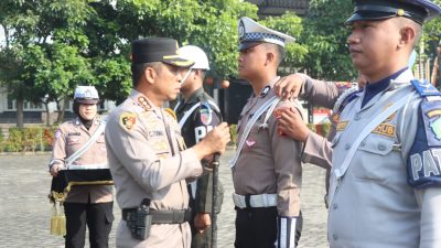 Apel Gelar Pasukan Operasi Patuh Semeru 2025 Digelar di Polresta Sidoarjo