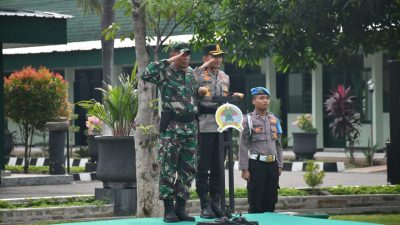 Dandim dan Kapolres Ponorogo Pimpin Apel Pengamanan Suroan dan Suro Agung