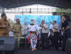 Difarina Indra Meriahkan Tasyakuran HUT Bhayangkara ke-79 Polres Wonogiri