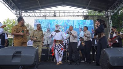 Difarina Indra Meriahkan Tasyakuran HUT Bhayangkara ke-79 Polres Wonogiri